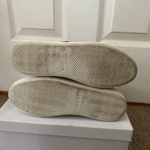 Silver metallic sparkle platform sneakers - Picture 3 of 3